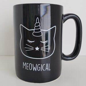 Caticorn Kittycorn Cat Unicorn Meowgical Black Mug Coffee, Tea